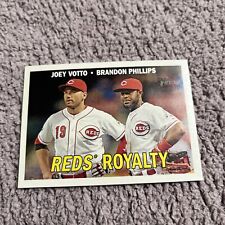 2016 Topps Heritage High Number Combo Cards Joey Votto/ Phillips #CC-14 Reds