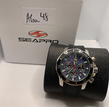 Seapro Scuba Dragon Diver SP8344R Men's Silicone Analog Blue Dial Watch ABA48