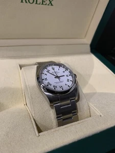 Rolex Air-King 114200 Silver Oyster Bracelet with Silver Bezel - Picture 1 of 5