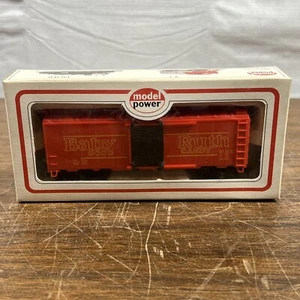Model Power 8002 HO Scale 40' Sliding Door Steel Box Car - Baby Ruth - Neu - Bild 1 von 7