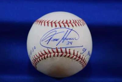 菲利克斯·埃尔南德斯 PSA DNA 亲笔签名美国职业联赛签名棒球赛·杨 — 第 1/2 张图片