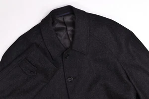 Burberry London Raglan Wool Charcoal Car Coat Jacke 46R Mantel - Bild 1 von 13