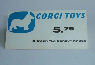 Rare 1960's Dutch Corgi Toys Shop Display, Citroen 'Le Dandy' Coupe, Superb Mint - Image 1 of 4