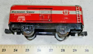 Marx 37961 Pennsylvania Merchandise # series boxcar - O Gauge 6 Inch 4 Wheel PK - Picture 1 of 6