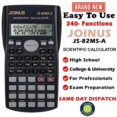 JOINUS WISSENSCHAFTLICHER TASCHENRECHNER ELEKTRONISCHES BÜRO 12-STELLIG SCHULPRÜFUNGEN GCSE ARBEIT BÜRO