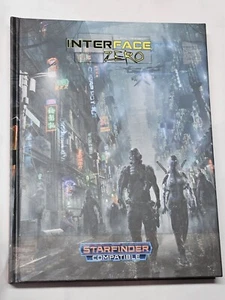 Interface Zero Starfinder Compatible USED hardback Full Metal Cyberpunk Gun Meta - Imagen 1 de 3
