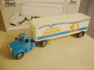 1994 First Gear HOJO HOWARD JOHNSON 1960 Model B-61 Mack Tractor & Trailer 1:34! - Picture 1 of 9