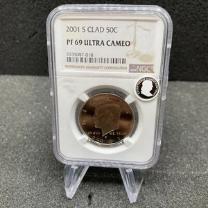 2001-S Clad Kennedy 50C NGC Certified PF69 Ultra Cameo - Picture 1 of 2