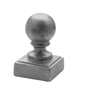 Pedestal Pole Cast Iron Ball cap 3" Flagpole, Lightpole - Picture 1 of 1