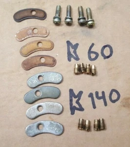 1979 Honda Goldwing GL1000 carburetor top air jets covers set KEIHIN # 140 # 60 - Picture 1 of 4