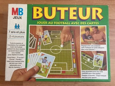 MB JEUX 80’s Vintage Jeu De Société BUTEUR « Jouer Au Football Avec Des Cartes » - Photo 1/4