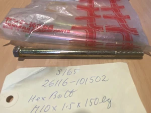 4 x Yanmar Part 26116-101502 Hex Bolt M10 x 1.5 S165 - Bild 1 von 3
