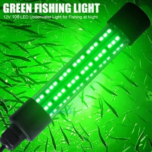 Night Fishing Underwater Fishing Light 9000000LM 120LED Green crappie ice squid - Picture 1 of 16