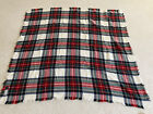 ASOS Large Red/Blue/Cream Plaid Blanket Scarf Wrap  60 X 60? - Soft and Cozy!