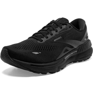 Women’s Brooks Adrenaline GTS 23 Supportive Running Shoe Black Size 10 Wide EUC - Picture 1 of 8