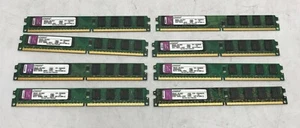 LOT 8PC Assorted Kingston 2GB DDR2 PC2 Non-ECC LP Low Profile Desktop Memory - Picture 1 of 4