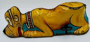 1939 MARX WALT DISNEY PRODUCTIONS PLUTO METALL-HUNDESPIELZEUG ZUM AUFZIEHEN ~FUNKTIONIERT~ - Bild 1 von 5