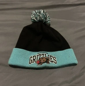 *VINTAGE* Vancouver Grizzlies Beanie Mitchel And Ness - Picture 1 of 3