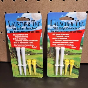 Lot of 2 Launcher Golf Tees Launcher II and Launcher G4 Tees - Picture 1 of 2