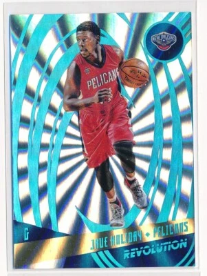 2016-2017 Panini Revolution Sunburst New Orleans Pelicans #42 Jrue Holiday /75 - Image 1 of 2