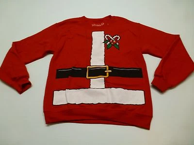 Christmas Hybrid Mens or Womens Size Small Santa Claus Crewneck Sweatshirt New - Image 1 of 3
