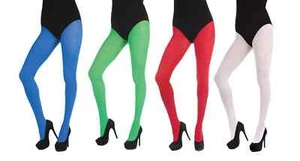 Erwachsene Damen Mode Strumpfhose weiße Strumpfhosen Weihnachten Party Outfit Kleidung - Bild 1 von 2