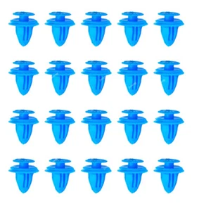 20x Clips For Toyota Lexus Door Card Fascia Panel Trim Fasteners Blue Plastic - Bild 1 von 3