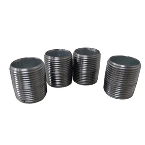4 New 1.25" by 1.5" Threaded Steel Close Pipe Nipples New Without Original Packa - Picture 1 of 4