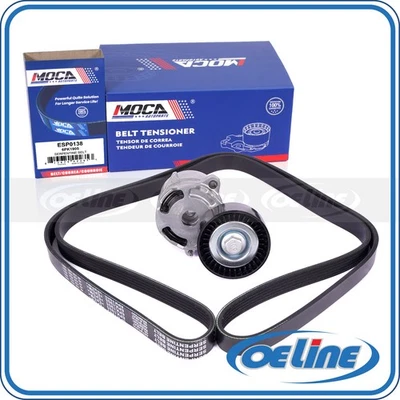 Serpentine Belt Drive Component Kit for 14-18 Subaru Forester 15-19 WRX 2.0L - Image 1 of 4