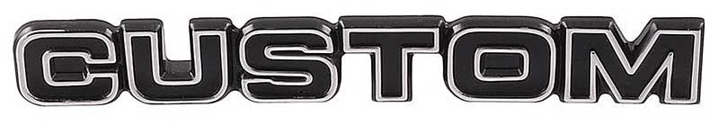 Camión/Bronco Ford serie F 1977-79; emblema de puerta de guantera; "personalizado" Foto 1 de 1