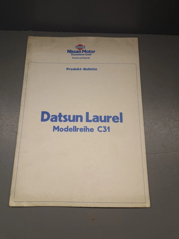 Nissan Produkt Bulletin – Laurel C31 (gebraucht) Werkstatthandbuch Anleitung - Bild 1 von 1