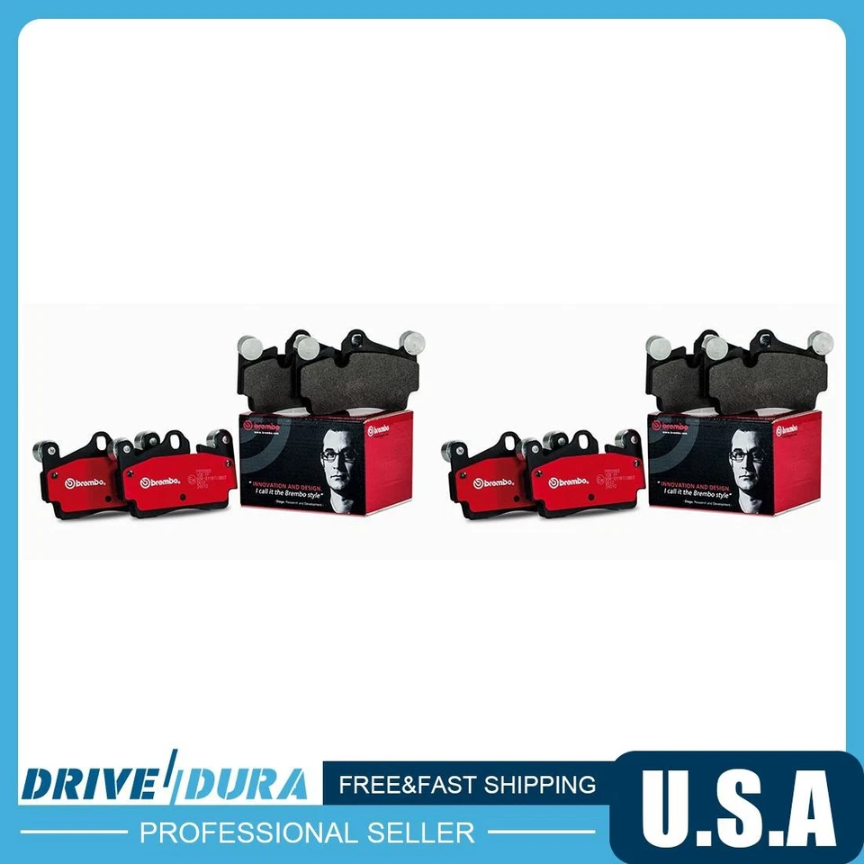 Pastillas de freno Brembo delanteras y traseras de cerámica para Mercedes-Benz GL450 2015-2016 Foto 1 de 4