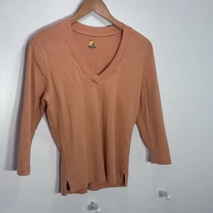 Lemon Lime Girls Size XL Orange V-neck Cotton - Picture 1 of 4