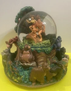 RARE VTG DISNEY GLOBE --TARZAN -- "TWO WORLDS"— WORKING - Picture 1 of 11