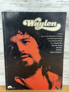 Rare Vintage Waylon Jennings Songbook Hits 1977 Piano Chords Vocals - Bild 1 von 7