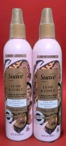 (2) Suave Lush & Coily Cream Detangler Spray Coconut Oil and shea butter - Picture 1 of 9