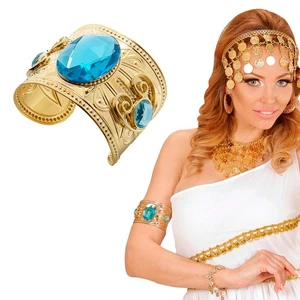 Oberarm-Schmuck Antike Griechin Armspange Cleopatra Oberarmreif Edelstein Göttin - Bild 1 von 5