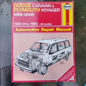 Dodge Caravan & Plymouth Voyager 1984-1988 Repair Manual - Haynes #1231 - Bild 1 von 5
