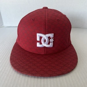 DC Shoes Mütze Kappe nicht verstellbar Herren 6/78 - 7 1/4 rot Skater Surfer Grunge Y2K - Bild 1 von 15