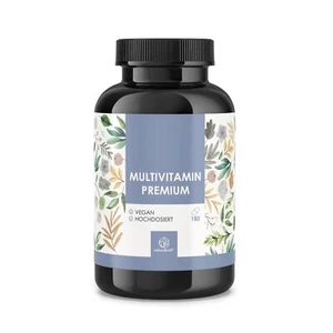 Multivitamin Premium Kapseln - 180 hochdosiert - NATURALKRAFT - Bild 1 von 4