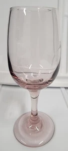 LIbby Pink Plum Rose Colored Wine Glass - Imagen 1 de 2