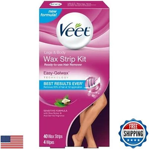 Veet Kit Strisce di Cera Pronte all'Uso Anni 40 (Gambe e Corpo) di Veet - Foto 1 di 5