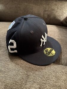 Derek Jeter New Era Fitted Hat Limited Edition /2014 7 3/8 Yankees Exclusive Coa