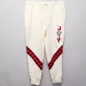 GRANDE Felpa Disney World Parks Natale Topolino Jogger 2021 GIOIA Fiocco di Neve - Foto 1 di 5