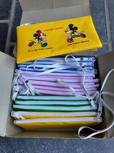 Boite de 17 trousses plumiers Mickey - Kis France - 1985 - Walt Disney - NEUF - Picture 1 of 4