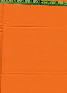 Solid Bright Orange Lining Quilting Broadcloth Cotton Sewing Craft Fabric 1 Yd! - Picture 1 of 1