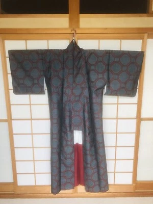Kimono Japonés Hombre Mujer Alta Calidad Pura Seda Vintage Ropa Tradicional_96 Foto 1 de 4