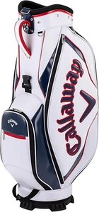 Callaway Golf Men's Caddy Bag CRT SPORT 25 JM 9 x 47 inch 3.1kg White Navy Red - Picture 1 of 4