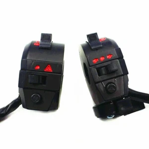 Control de motocicleta 7/8"" interruptor izquierdo derecho señal de giro bocina crucero bobber - Imagen 1 de 5