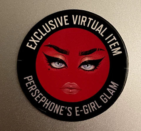 Roblox Series 11 Star Sorority PERSEPHONE E-GIRL GLAM FACE Code Only (Messaged) Cover